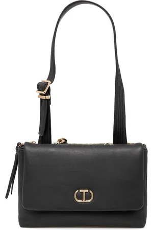 Twin-Set Bandolera con placa del logo