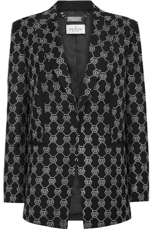Philipp Plein Blazer con monograma