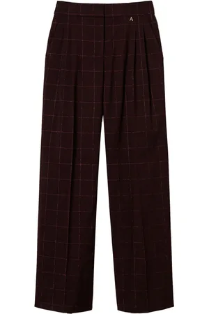Twin-Set Pantalones palazzo a cuadros