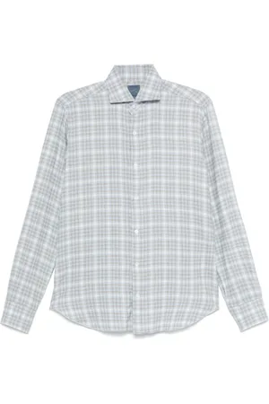 BARBA Camisa a cuadros