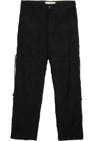 SONG FOR THE MUTE Pantalones con aplique de encaje