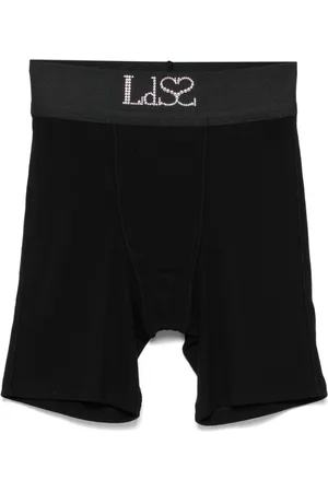 Ludovic De Saint Sernin Pantalones cortos biker con apliques