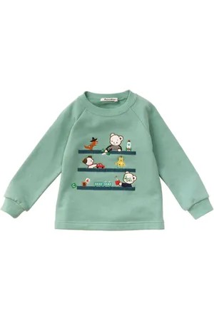 Familiar Sudadera con estampado gráfico