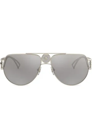 VERSACE Gafas de sol Medusa con montura estilo piloto