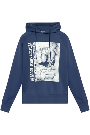VERSACE Sudadera Swan con capucha y logo