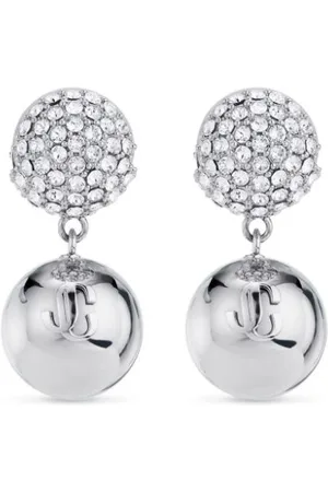 Jimmy Choo Pendientes con logo en relieve