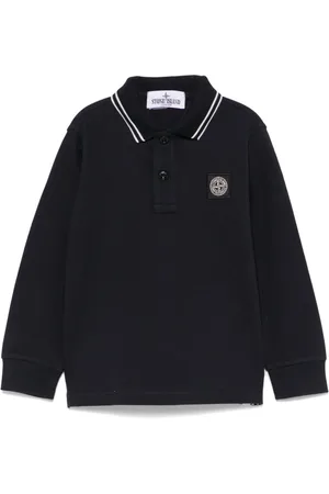 Stone Island Polo de piqué y algodón orgánico stretch