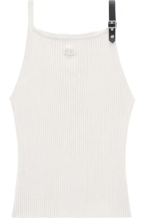 Courrèges Top con detalle de hebilla