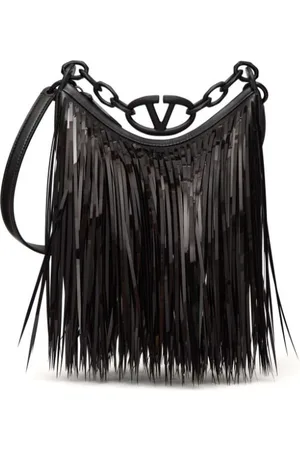 VALENTINO GARAVANI Bolso de hombro con flecos