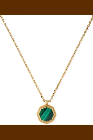 EMANUELE BICOCCHI Collar con charm de malaquita