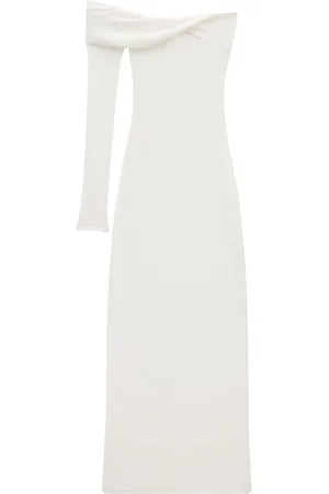 Courrèges Vestido largo con una sola manga
