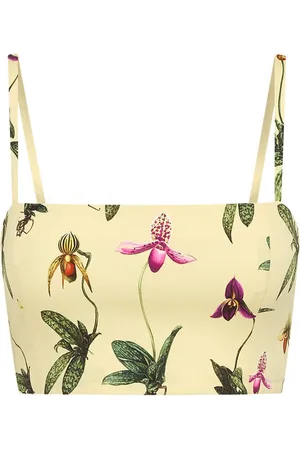 Oscar de la Renta Top corto Orchid