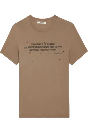 Zadig & Voltaire Camiseta con efecto envejecido