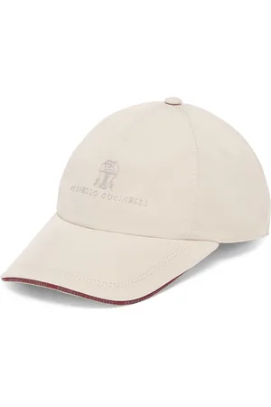 Brunello Cucinelli Gorra con logo bordado