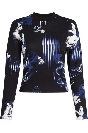 Karl Lagerfeld Top de manga larga