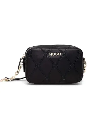 HUGO BOSS Bandolera con monograma en relieve