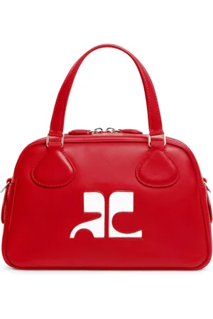 Courrèges Bolso Reedition Bowling de piel