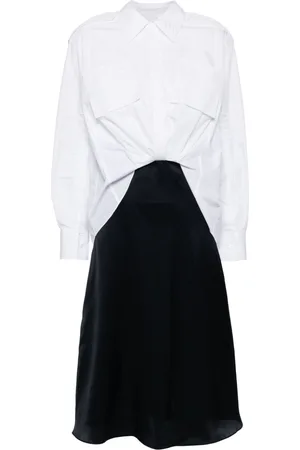 3.1 Phillip Lim Vestido camisero drapeado