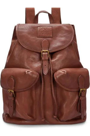 Ralph Lauren Mochila de piel