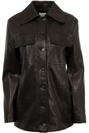 Khaite Chaqueta con cremallera oculta