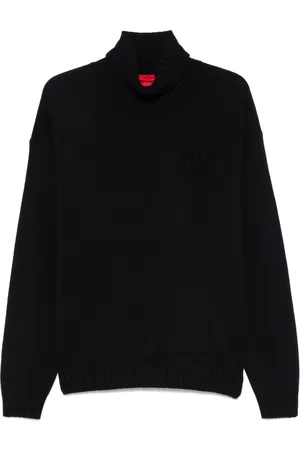HUGO BOSS Jersey con logo y cuello alto