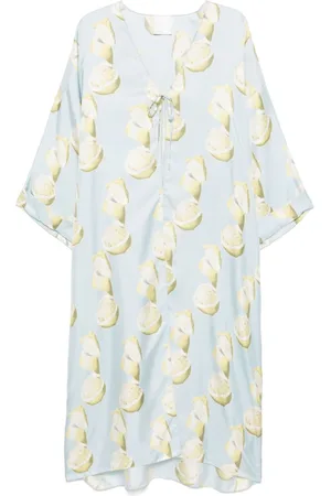 Givenchy Caftán con estampado de limones