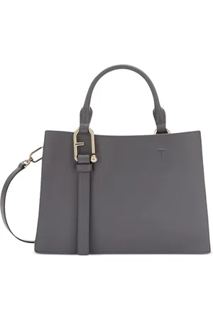 Furla Bolso shopper con placa del logo