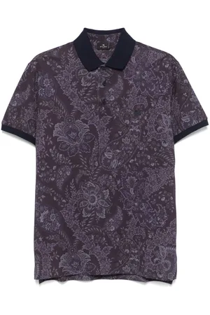 Etro Polo con motivo floral