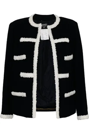 CHANEL Chaqueta sin cuello 1995