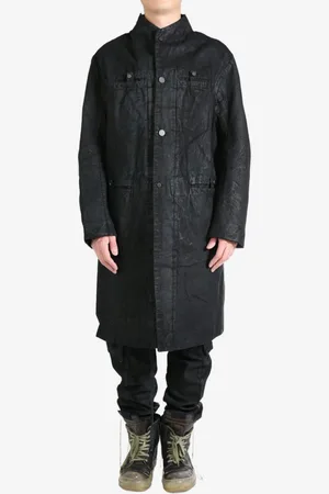11 BY BORIS BIDJAN SABERI Washed denim coat