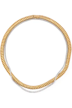 Anita Set de collares Hepburn en oro amarillo y blanco de 18 ct con diamantes