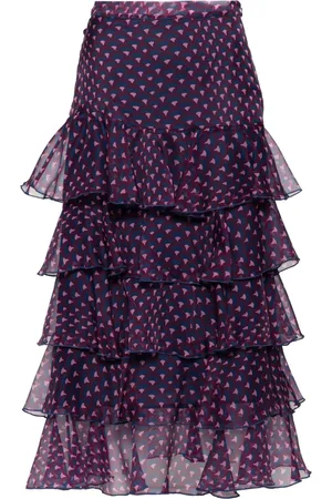 Cynthia Rowley Falda con volantes