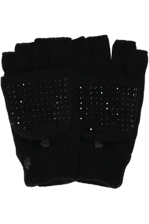 Kurt Geiger Guantes con apliques de cristal