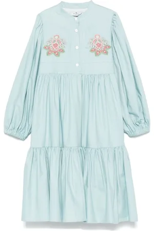 Etro Vestido con bordado floral