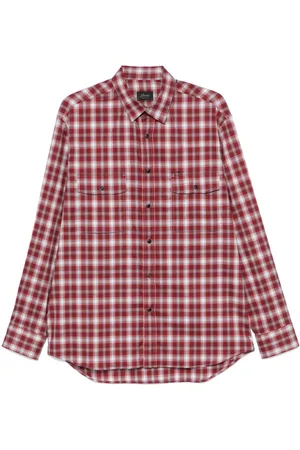BRIONI Camisa a cuadros