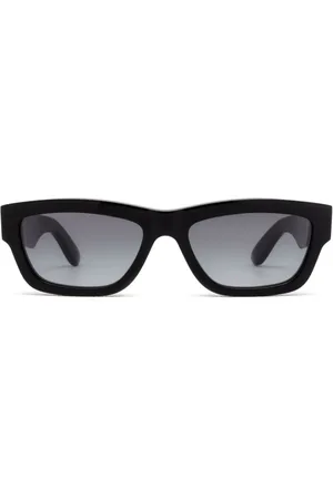 Alexander McQueen Gafas de sol con logo estampado