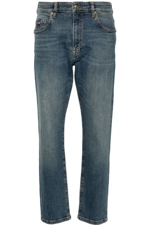 VERSACE Vaqueros slim con logo bordado