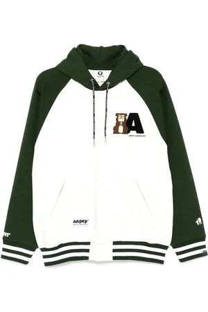 A Bathing Ape Chaqueta con capucha y parche del logo