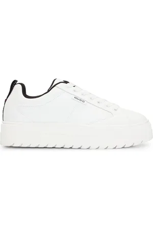 HUGO BOSS Zapatillas con plataforma y parche del logo