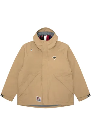 A Bathing Ape Chaqueta con capucha y placa del logo