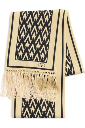 VALENTINO GARAVANI Fular de seda tipo bandeau Toute La V