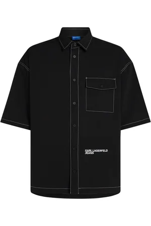Karl Lagerfeld Camisa con logo bordado