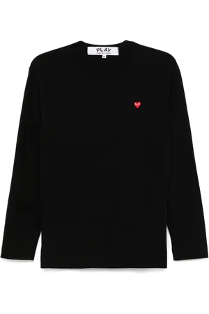 Comme des Garçons Camiseta con parche de corazón