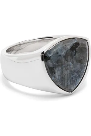 TOM WOOD Anillo Shield Larvikite