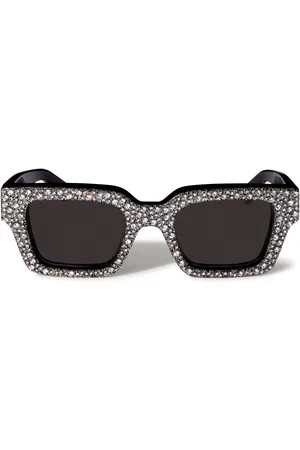 OFF-WHITE Gafas de sol Virgil con apliques de strass