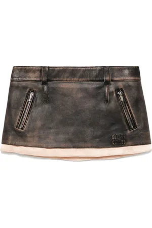 Miu Miu Falda corta lisa