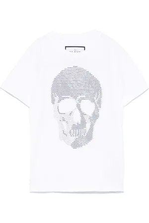 Philipp Plein Camiseta con calavera de strass