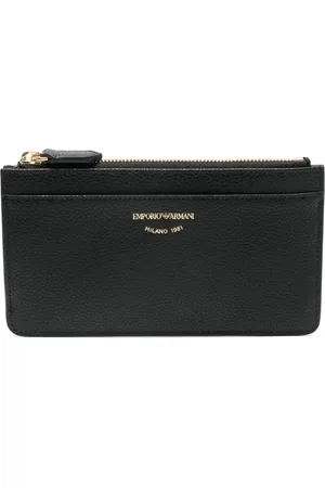 Emporio Armani Cartera con logo en relieve