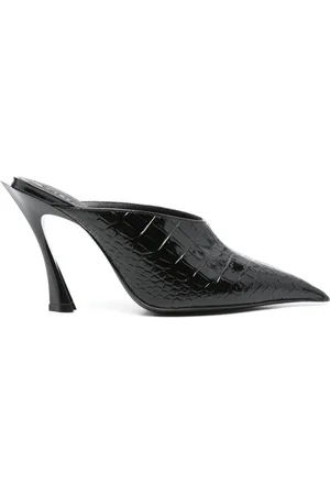 MUGLER Mules Fang con tacón de 95 mm
