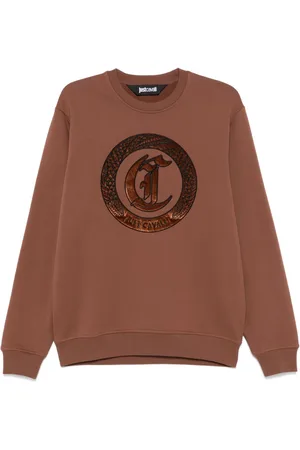 Roberto Cavalli Sudadera con logo bordado